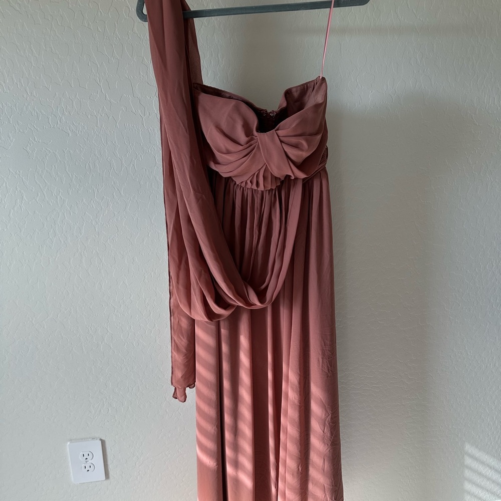 Birdy Grey Grace Convertible, Bridesmaid Dress in Desert Rose XS